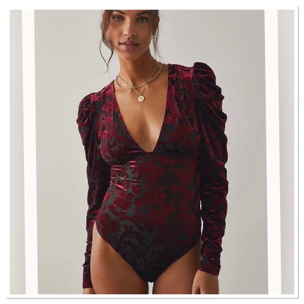 Free People Women’s Magic Hour Bodysuit S NWT - Picture 2 of 5